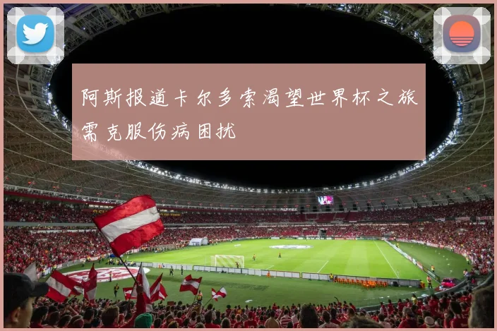 阿斯报道卡尔多索渴望世界杯之旅需克服伤病困扰
